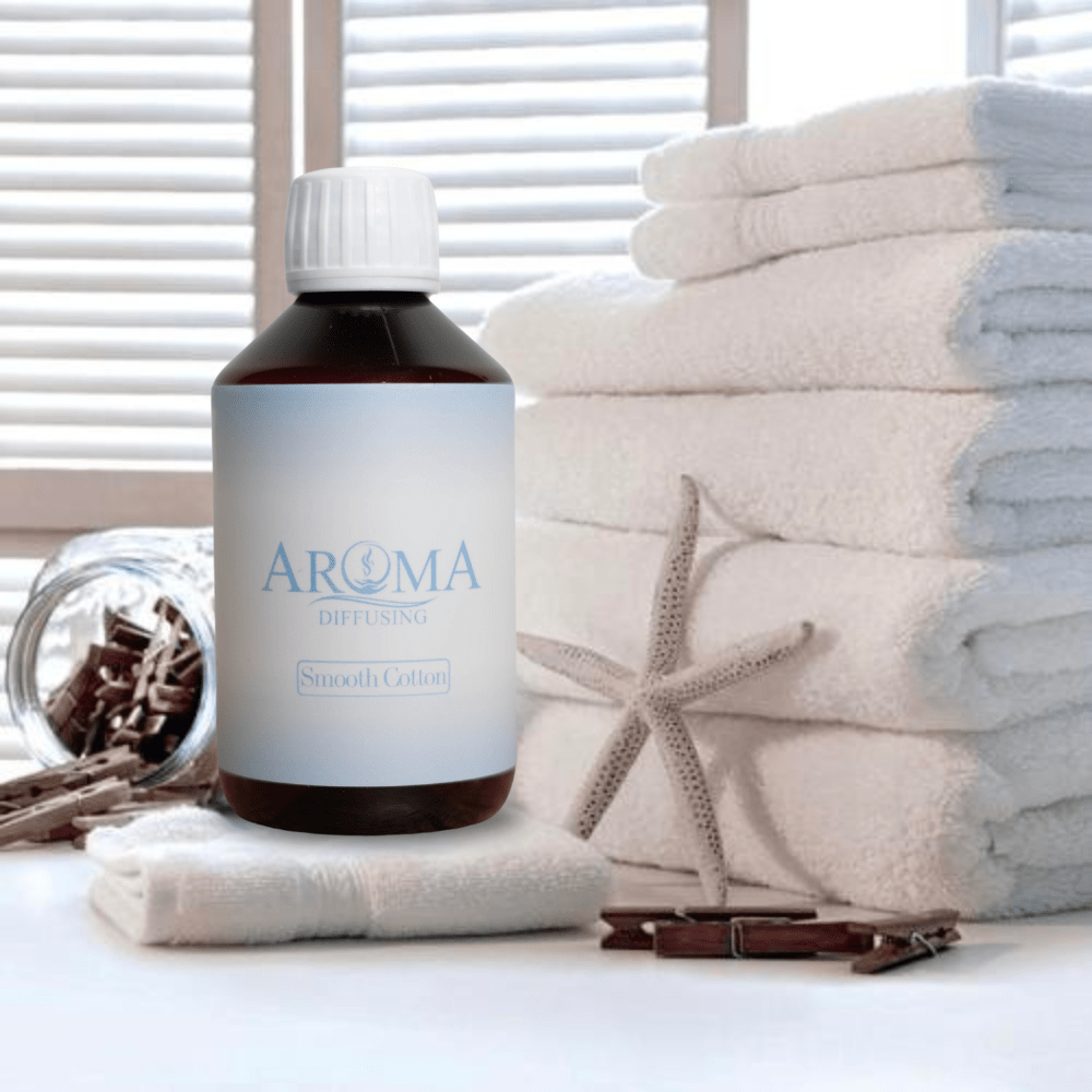AromaDiffusing Geurolien Inhoud 1000 ML Geuren Olie Verschillende Geuren Smooth Cotton - Geurolie Navulling - 1000ml - AromaDiffusing