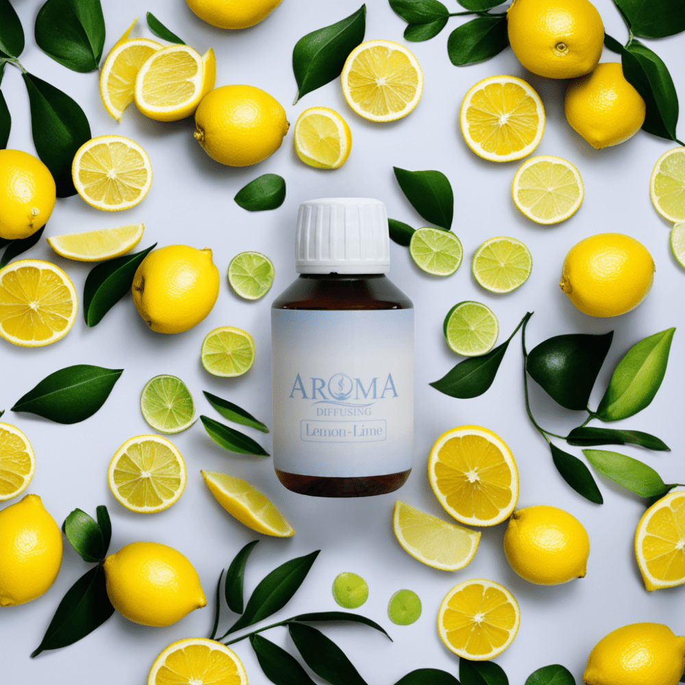 AromaDiffusing Geurolien Inhoud 100 ML Geuren Olie Verschillende Geuren Lemon - Lime - Geurolie Navulling - 100ml - AromaDiffusing