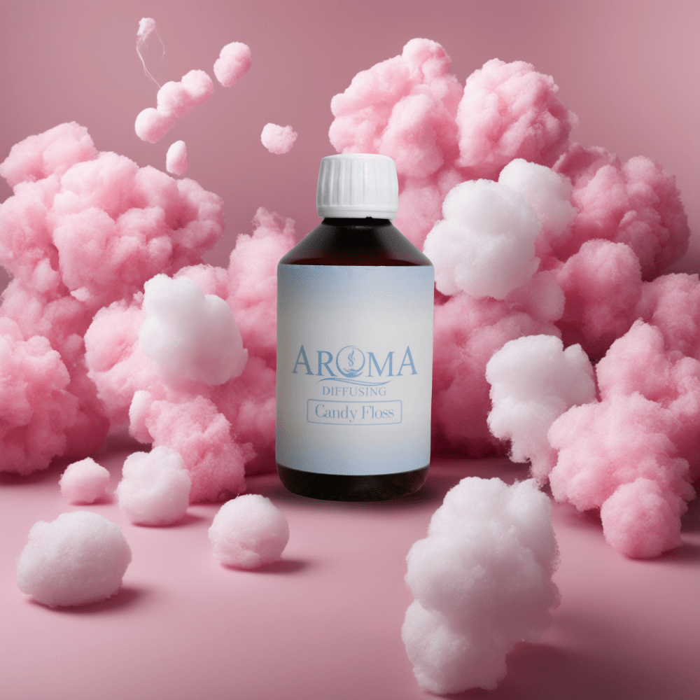 AromaDiffusing Geurolien Inhoud 250 ML Geuren Olie Verschillende Geuren Candy Floss - Geurolie Navulling - 250ml - AromaDiffusing