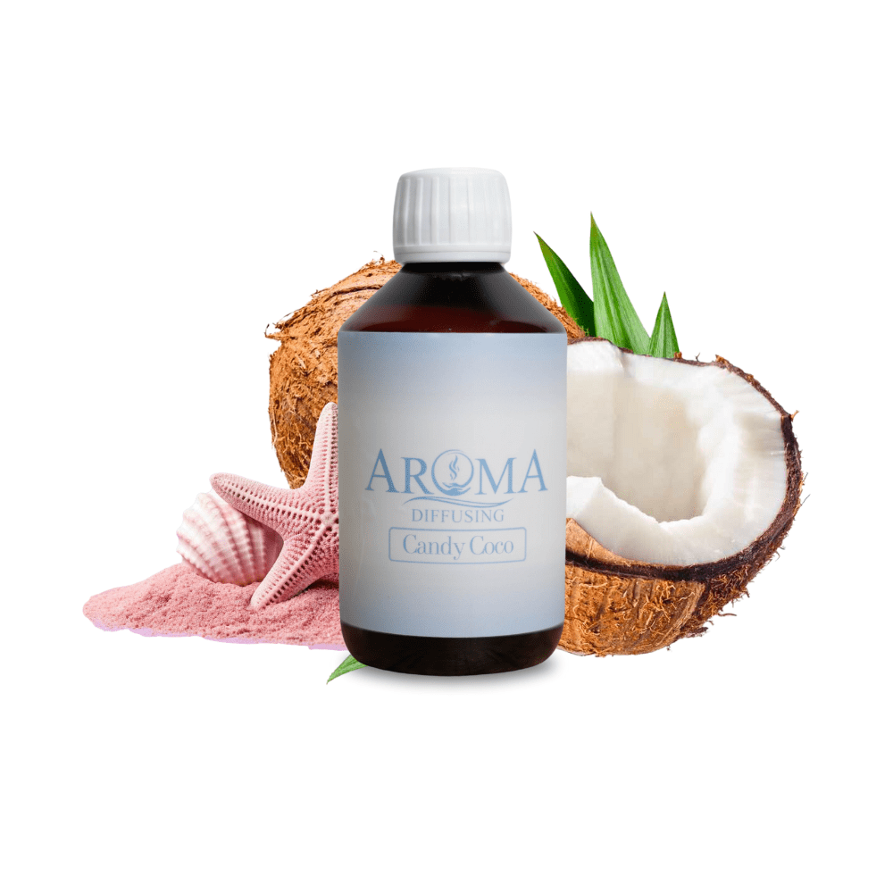 AromaDiffusing Geurolien Inhoud 500 ML Geuren Olie Verschillende Geuren Candy Coco - Geurolie Navulling - 500ml - AromaDiffusing
