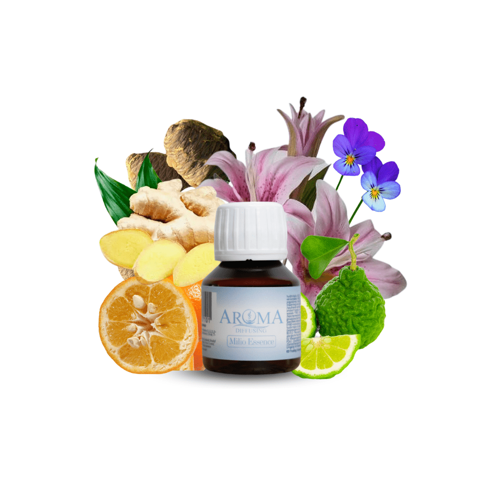 AromaDiffusing Geurolien Inhoud 50 ML Geuren Olie Verschillende Geuren Milio Essence - Mix en Test Set Geurolie - 3x 50ml + Reiniger (Gratis) - AromaDiffusing