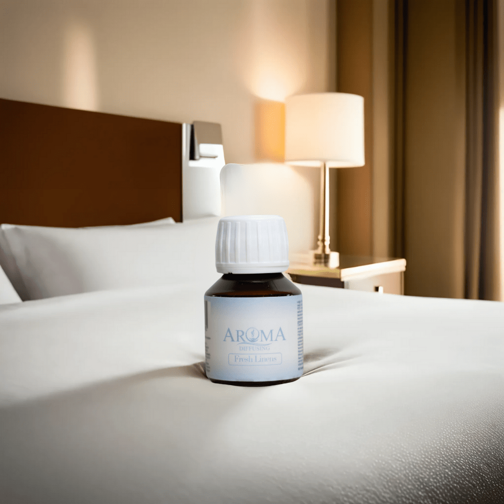 AromaDiffusing Geurolien Inhoud 50 ML Geuren Olie Verschillende Geuren Fresh Linens - Mix en Test Set Geurolie - 3x 50ml + Reiniger (Gratis) - AromaDiffusing