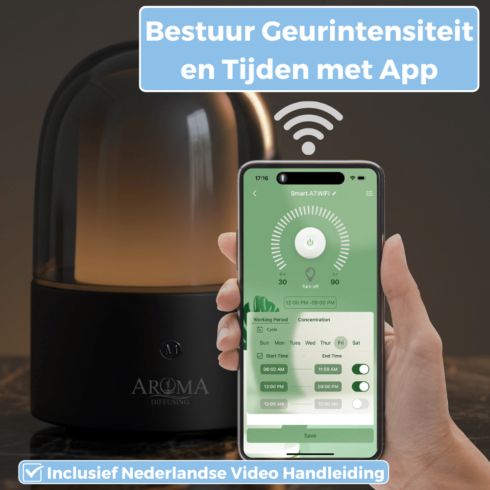 AromaDiffusing Mood Black - 60m²