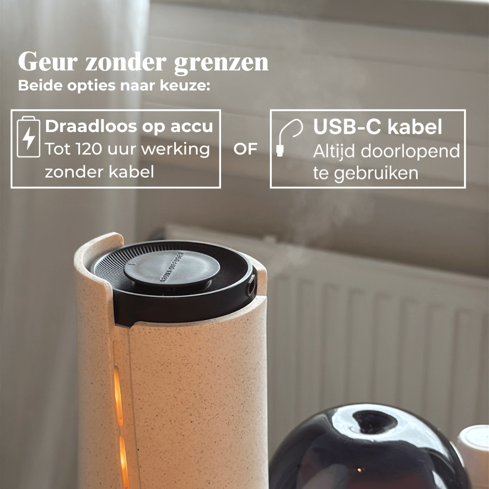 AromaDiffusing Aura - 60m² - Draadloos